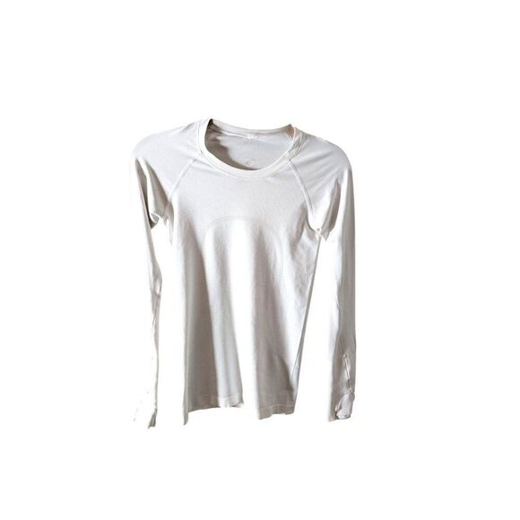 LULULEMON ATHLETICA Swiftly Tech Long Sleeve 2.0 In White Size 4 - Picture 2 of 3